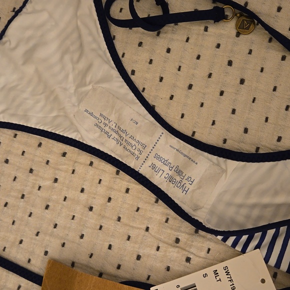 Sperry String bikini bottoms boat striped new - Picture 8 of 8